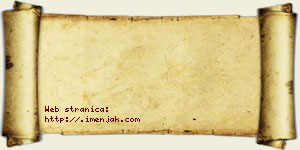 Danica Stojanović vizit kartica